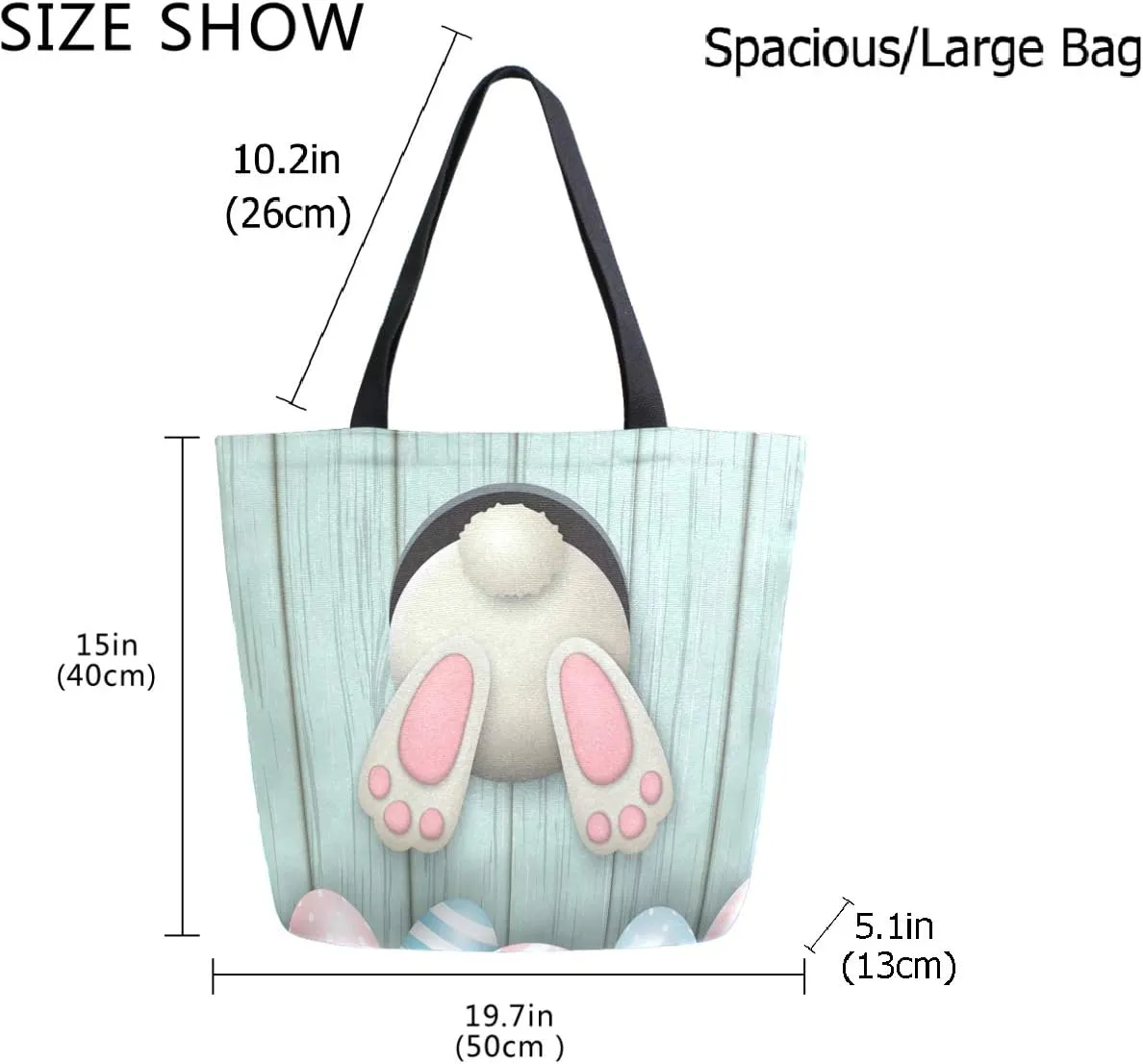 Stylish Print Extra Large Shoulder Tote Bag for Beach Travel Weekender Gym Grocery Shopping