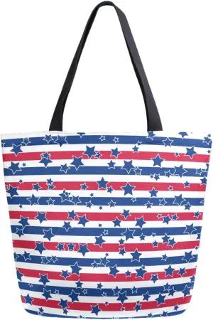 Stylish Print Extra Large Shoulder Tote Bag for Beach Travel Weekender Gym Grocery Shopping