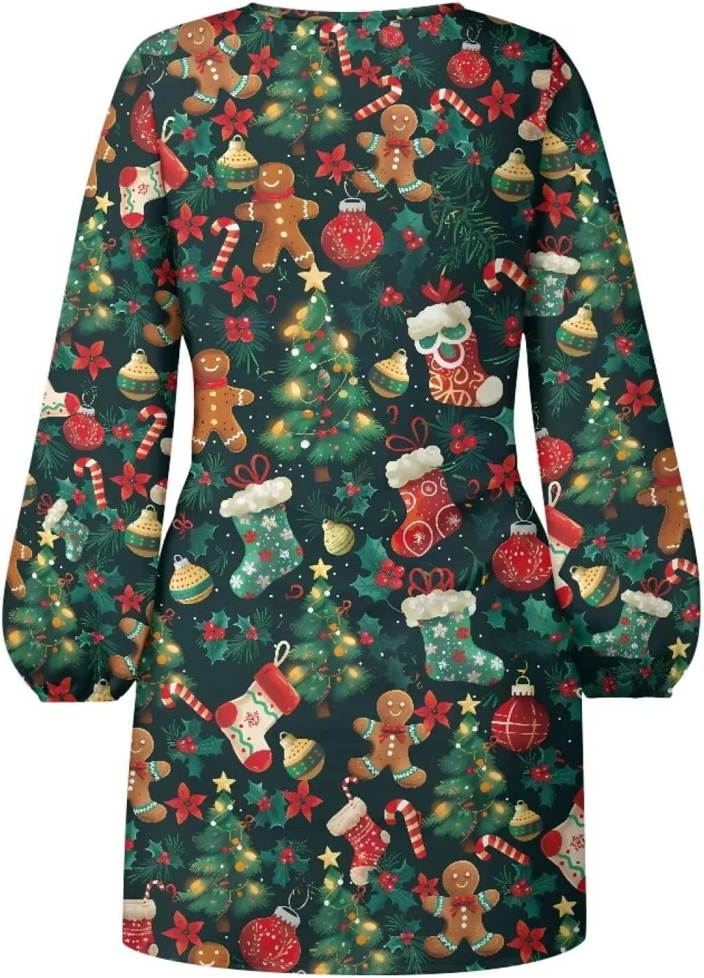 TODIYADDU Womens Dresses Trendy Cocktail Dresses for Wedding Guest Casual Fall Dresses Ladies Long Sleeve Tie Waist Dress