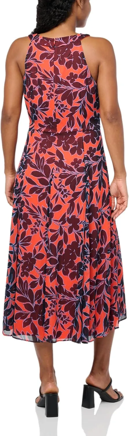 Tommy Hilfiger Women's Chiffon Midi Dress