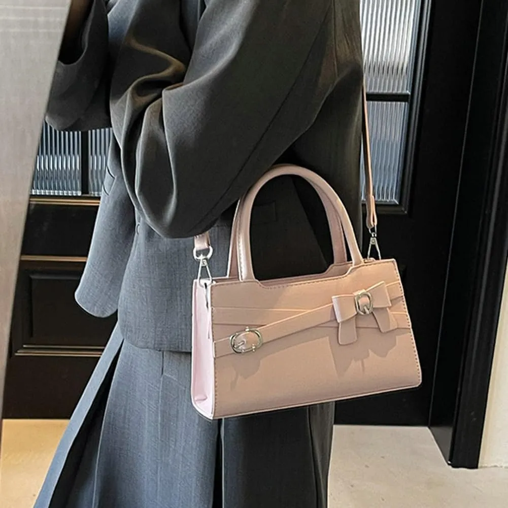 Trendy Shoulder Bag Crossbody Purse For Women Vegan Leather Square Handbag Womens Summer Versatile Satchel Purse Travel 2025
