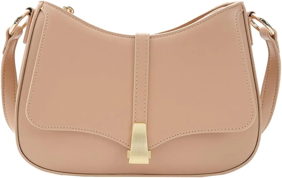 Trendy Shoulder Bag For Women Vegan Leather Handbag Womens Spring Versatile Satchel Work Purse Travel Crossbody Bags 2025