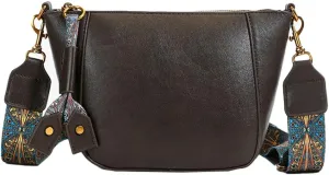 Trendy Shoulder Bag For Women Vegan Leather Saddle Handbag Womens Versatile Satchel Work Purse Travel Crossbody Bags 2025