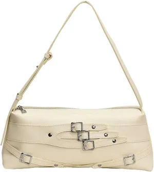 Trendy Shoulder Bag For Women Y2K Vegan Leather Handbag Womens Spring Versatile Satchel Purse Travel Work Bag 2025