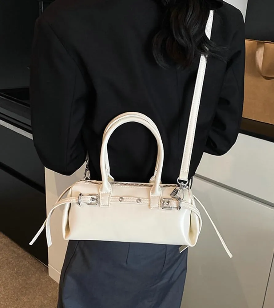 Trendy Shoulder Bag Hobo Purse For Women Vegan Leather Round Handbag Womens Spring Versatile Satchel Purse Travel 2025
