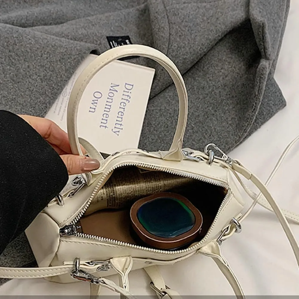 Trendy Shoulder Bag Hobo Purse For Women Vegan Leather Round Handbag Womens Spring Versatile Satchel Purse Travel 2025