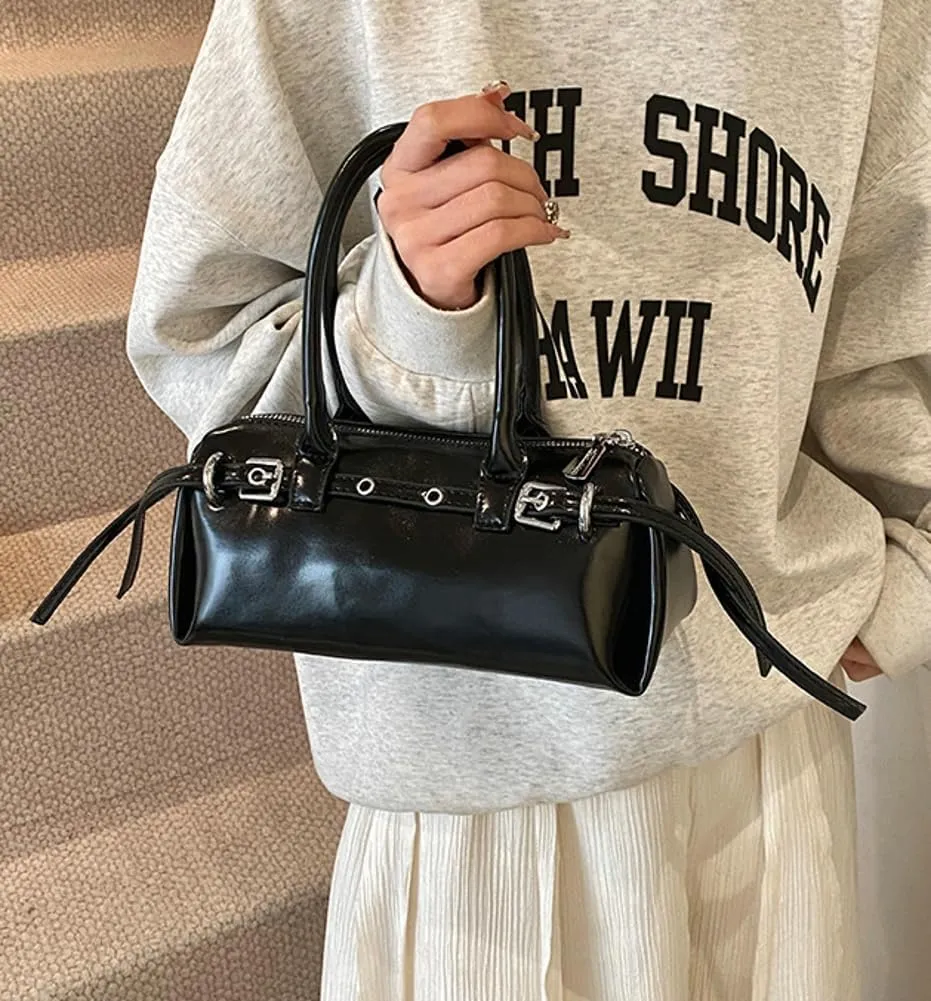 Trendy Shoulder Bag Hobo Purse For Women Vegan Leather Round Handbag Womens Spring Versatile Satchel Purse Travel 2025