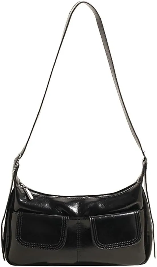 Trendy Shoulder Bag Vegan Leather Tote Purse For Women Commuter Handbag Womens Versatile Satchel Purse Crossbody Bags Y2K