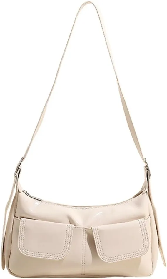 Trendy Shoulder Bag Vegan Leather Tote Purse For Women Commuter Handbag Womens Versatile Satchel Purse Crossbody Bags Y2K