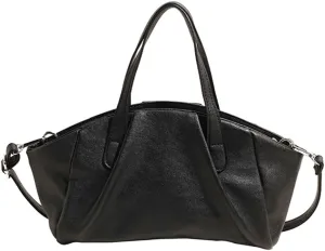 Trendy Shoulder Bag Vegan Leather Tote Purse For Women Commuter Handbag Womens Versatile Satchel Work Purse Crossbody Bags