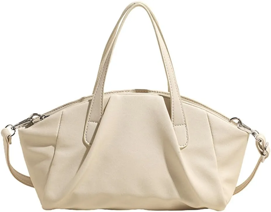 Trendy Shoulder Bag Vegan Leather Tote Purse For Women Commuter Handbag Womens Versatile Satchel Work Purse Crossbody Bags
