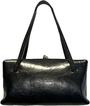 Trendy Shoulder Bag Vegan Leather Tote Purse For Women Commuter Handbag Womens Versatile Satchel Work Purse Kiss Lock 2025