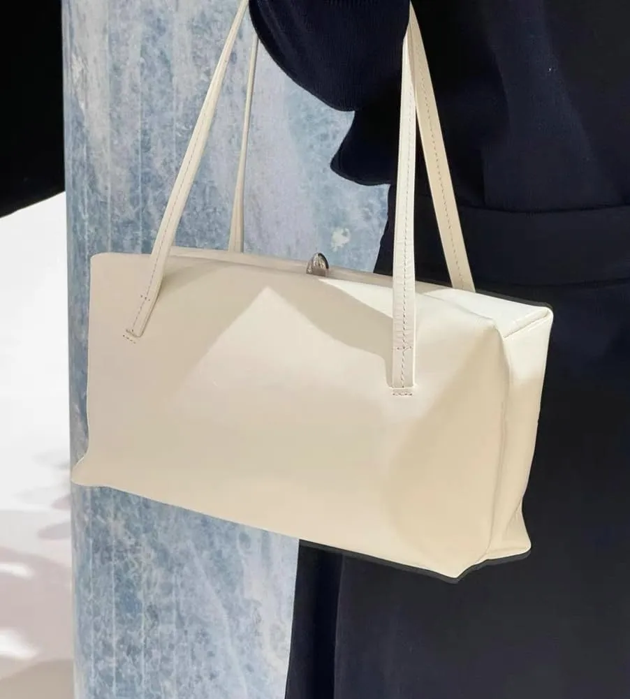 Trendy Shoulder Bag Vegan Leather Tote Purse For Women Commuter Handbag Womens Versatile Satchel Work Purse Kiss Lock 2025