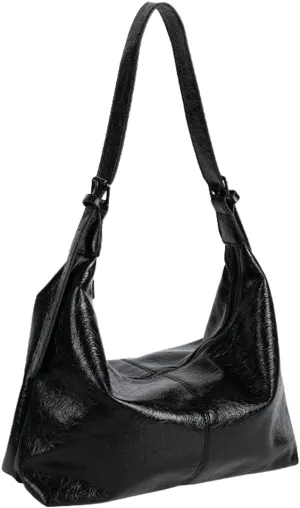 Trendy Shoulder Bag Vintage Leather Tote Purse For Women Commuter Underarm Handbag Womens Versatile Dumpling Bags 2025