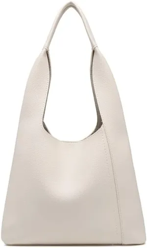 Trendy Shoulder Handbag Hobo Tote Bag Underarm Bag Slouchy Satchel Purse Chic Bucket Bag Work Travel for Women