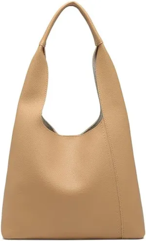 Trendy Shoulder Handbag Hobo Tote Bag Underarm Bag Slouchy Satchel Purse Chic Bucket Bag Work Travel for Women