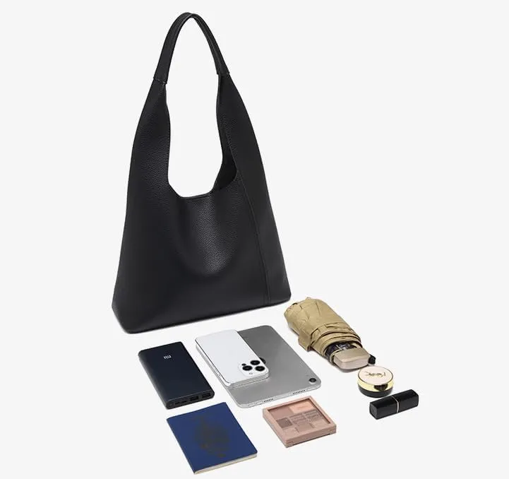 Trendy Shoulder Handbag Hobo Tote Bag Underarm Bag Slouchy Satchel Purse Chic Bucket Bag Work Travel for Women