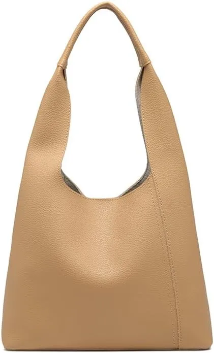 Trendy Shoulder Handbag Hobo Tote Bag Underarm Bag Slouchy Satchel Purse Chic Bucket Bag Work Travel for Women
