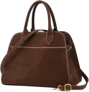 Vintage Large Capacity Tote Bag Stylish Shoulder Handbag Chic Crossbody Purse Causal Top-Handle Bags Satchel For Women Girls