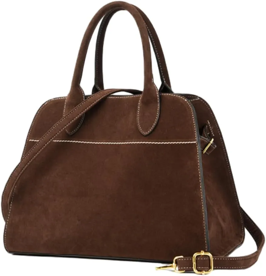 Vintage Large Capacity Tote Bag Stylish Shoulder Handbag Chic Crossbody Purse Causal Top-Handle Bags Satchel For Women Girls