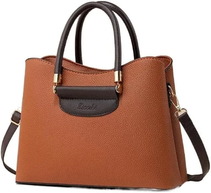Women Stylish Adjustable Strap Handbag Lady Large Cross-Body Bag Tote Bag Shoulder Bag with Pocket Wallets