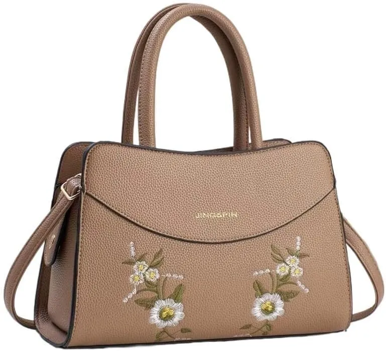 Women Stylish Handbag Tote Bag Leisure Shoulder Bag with Pocket Messenger Bags Cross-Body Bags Lady Large Capacity