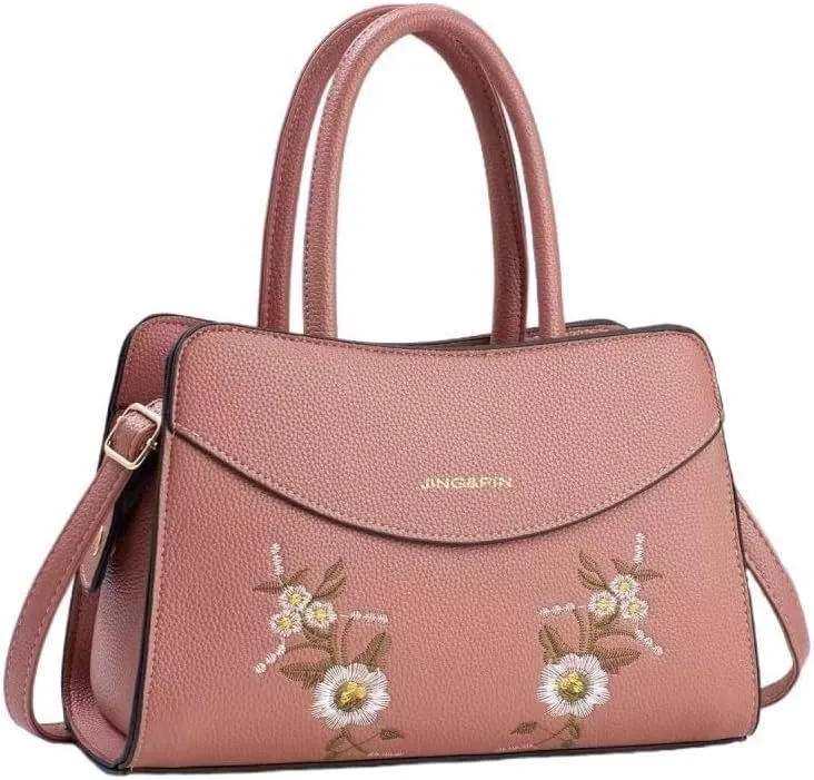 Women Stylish Handbag Tote Bag Leisure Shoulder Bag with Pocket Messenger Bags Cross-Body Bags Lady Large Capacity