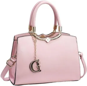 Women Stylish Satchel Tote Handbag Lady Large Capacity Cross-Body Bag Leisure Solid Color Shoulder Bag Wristlets