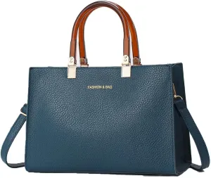 Women Stylish Tote Bag Handbag Lady Large Capacity Cross-Body Bag Leisure Solid Color Satchel Shoulder Bags Wallets