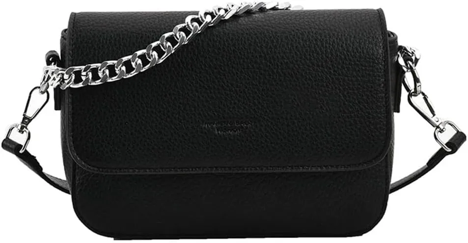 Womens Chic PU Leather Crossbody Bag Cute Small Purse Shoulder Tote Bag Handbag Casual Satchel with Chain 2024