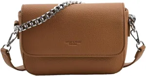 Womens Chic PU Leather Crossbody Bag Cute Small Purse Shoulder Tote Bag Handbag Casual Satchel with Chain 2024