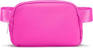 Women's Fanny Pack  Crossbody Belt Bag, Pink Waist Bag, Hot Pink Crossbody Purse, Fanny Packs for Women, Versatile Belt Bag for Everyday Use