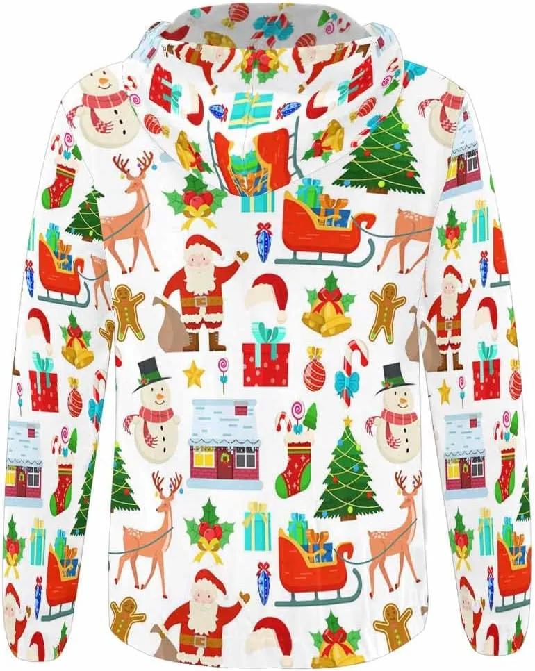 WomenS Jackets Christmas Doodle Gnome And Candy Womens Zip Up Hoodies Long Sleeve Sweatshirts Fall Outfits Sweaters