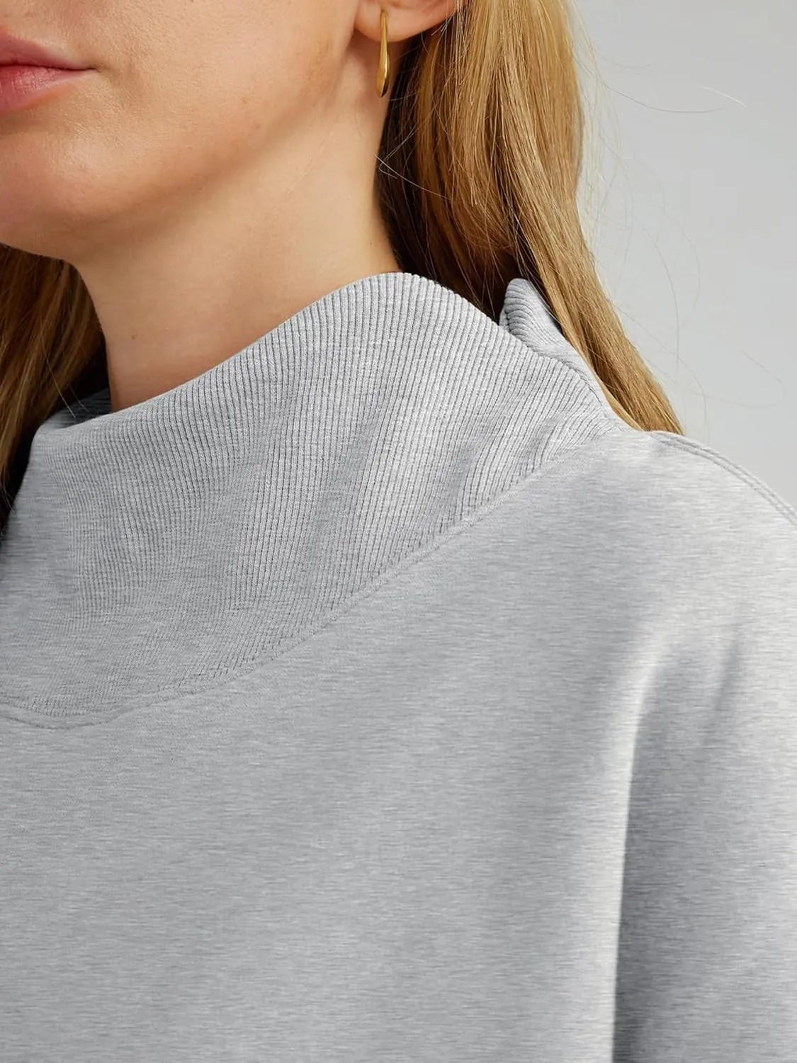Womens Oversized Sweatshirts Turtleneck Pullover Long Sleeve Hoodies Tops - Fall Outfits 2024 Clothes