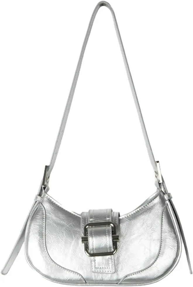 Women's Shoulder Purse Clutch Hobo Clutch Bag Chic Handbag Solid Color Hobo Cute Y2K Purse