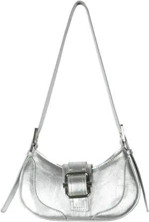 Women's Shoulder Purse Clutch Hobo Clutch Bag Chic Handbag Solid Color Hobo Cute Y2K Purse