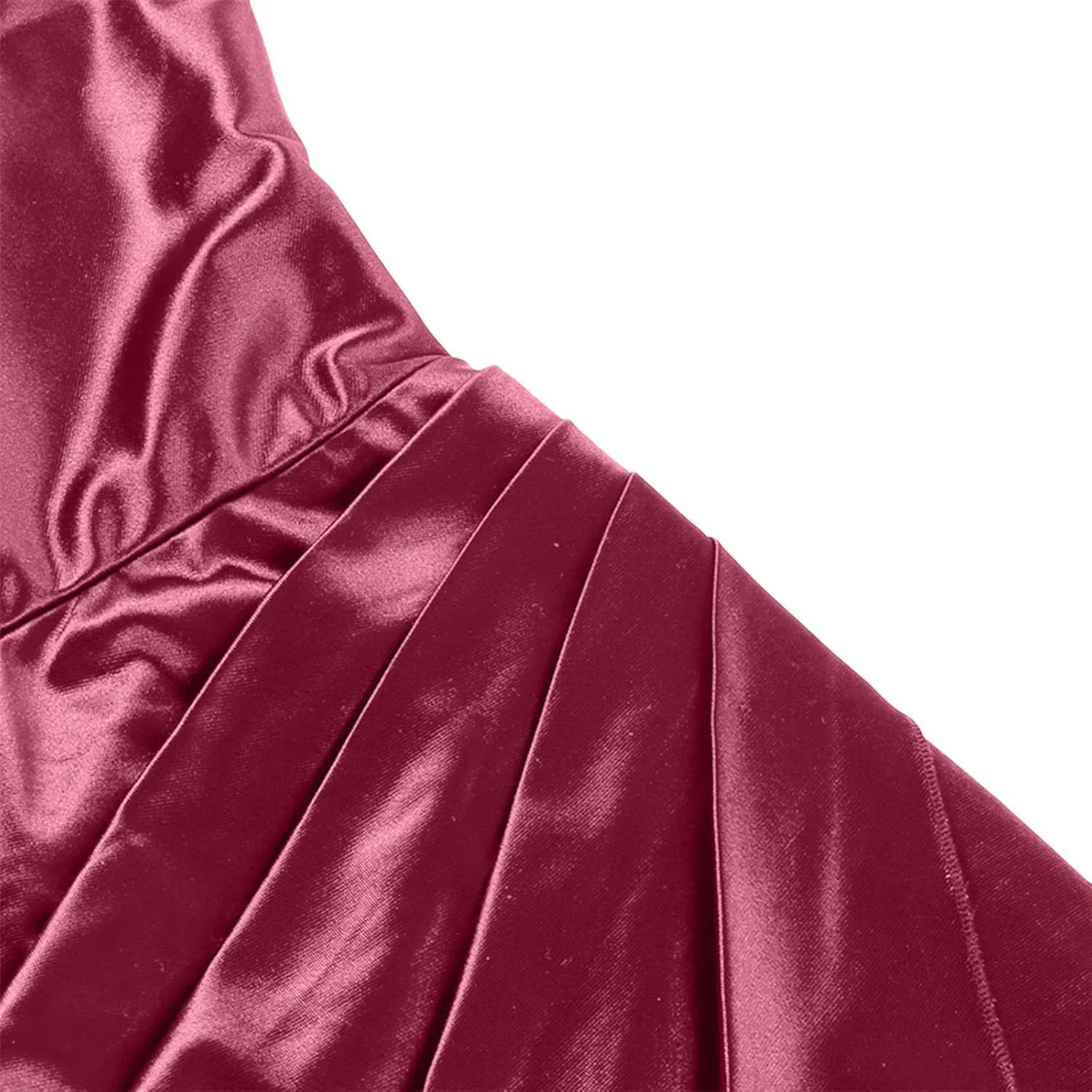Women's Sleeveless Spaghetti Strap Split Satin Dress Deep V Sexy Cocktail Dress Midi Dresses Formal Evening Gown